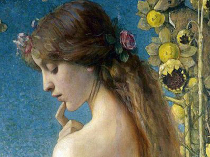 Dettaglio di "Clizia", L. W. Hawkins,