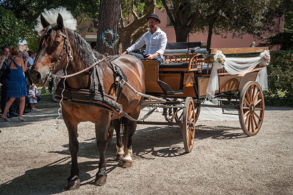 matrimonio in carrozza